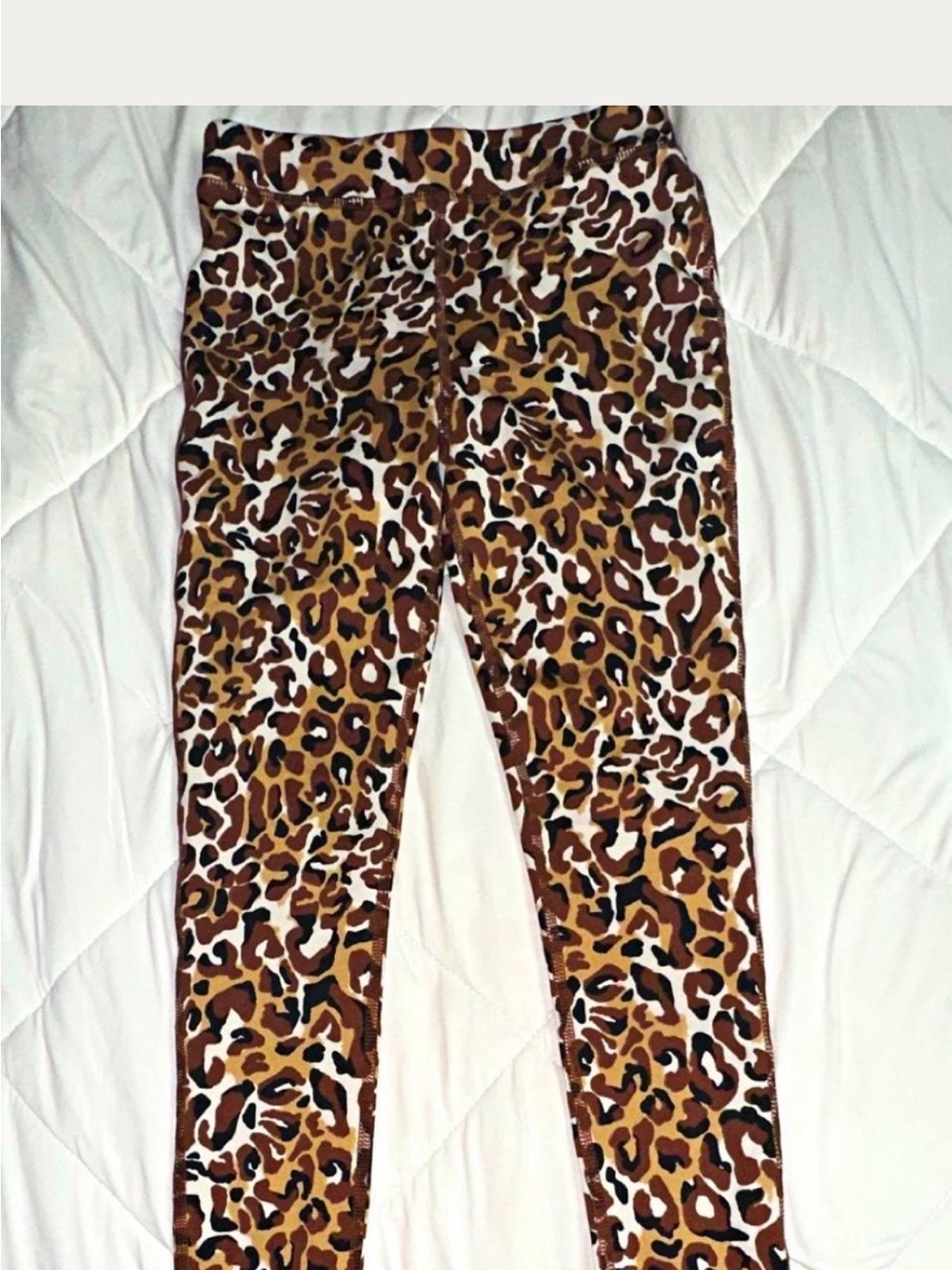 Lilly Pulitzer Girls' Leopard Print Leggings - Brown, Black, White